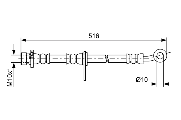 TUBO FLESSIBILE FRENO