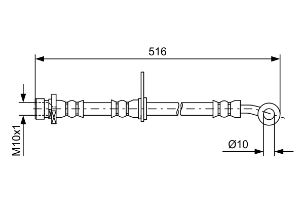 TUBO FLESSIBILE FRENO
