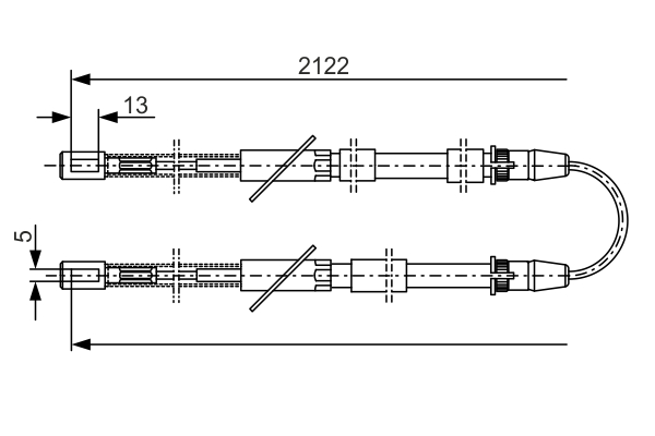 BOSCH CAVO COMANDO FRENO