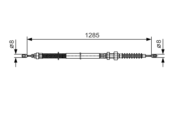 BOSCH CAVO COMANDO FRENO