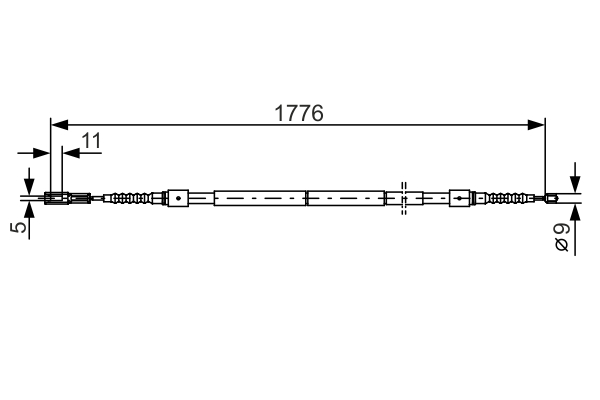 BOSCH CAVO COMANDO FRENO