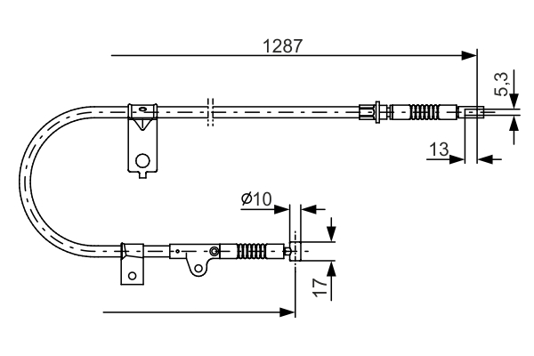 BOSCH CAVO COMANDO FRENO