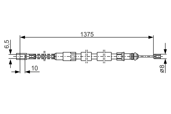 BOSCH CAVO COMANDO FRENO
