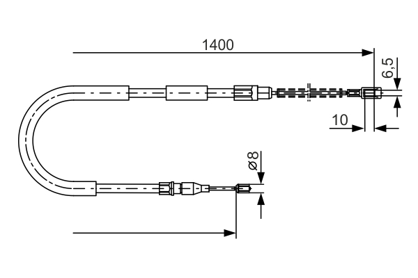BOSCH CAVO COMANDO FRENO