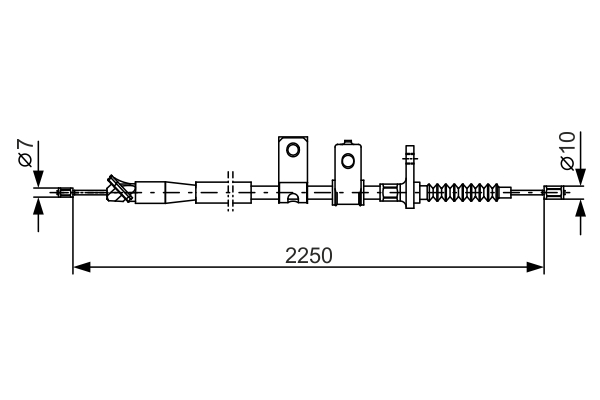 BOSCH CAVO COMANDO FRENO