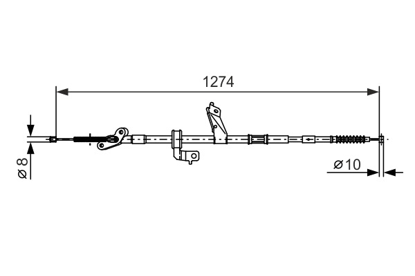 BOSCH CAVO COMANDO FRENO