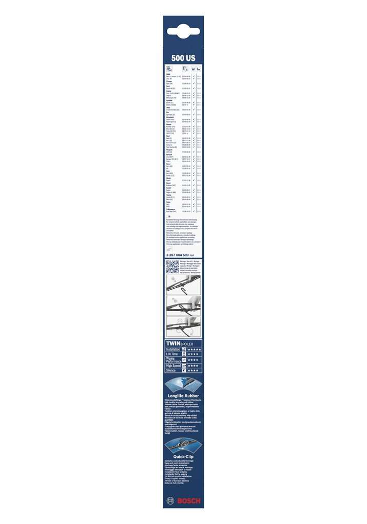 BOSCH SPAZZOLE TERGI