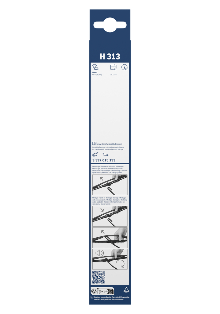 SPAZZOLA TERGILUNOTTO H313 300MM HONDA CR-V 2012
