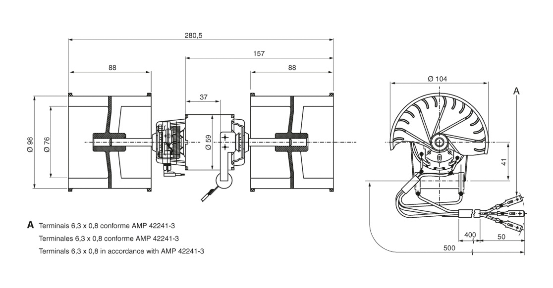 ELETTROMOTORE, VENTILATORE ABITACOLO