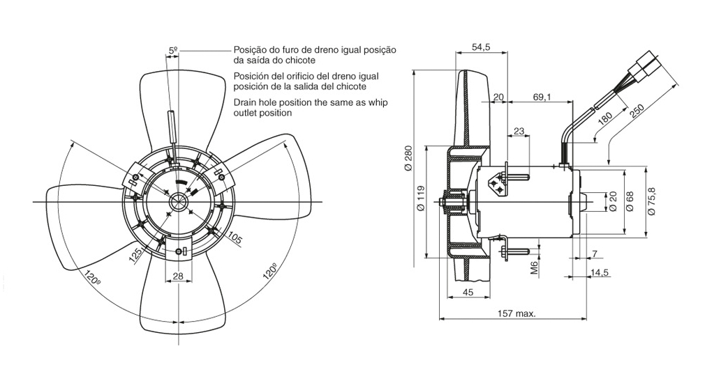 ELETTROMOTORE, VENTOLA RADIATORE