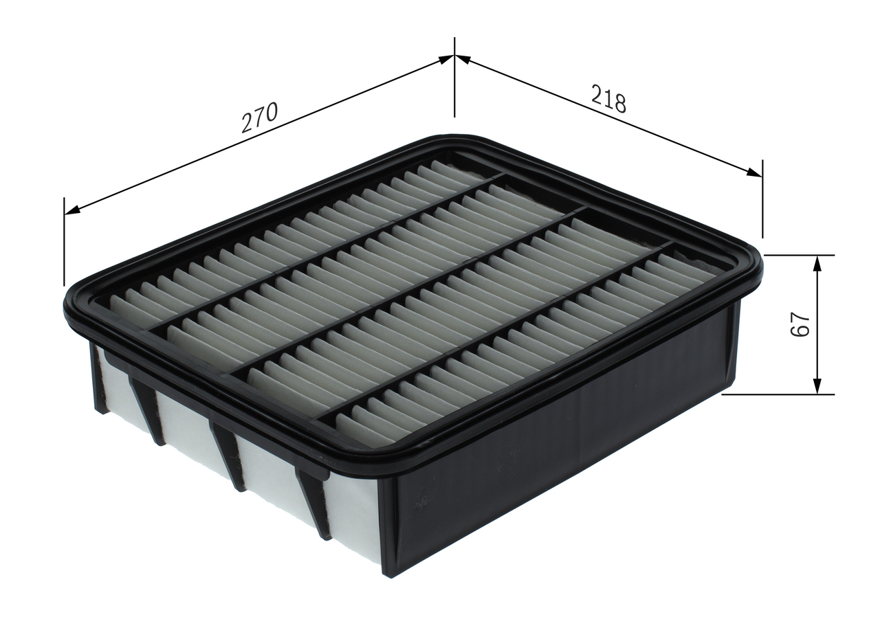 BOSCH FILTRO DI ARIA TOYOTA LAND CRUISER 2.8 D-4D 18-