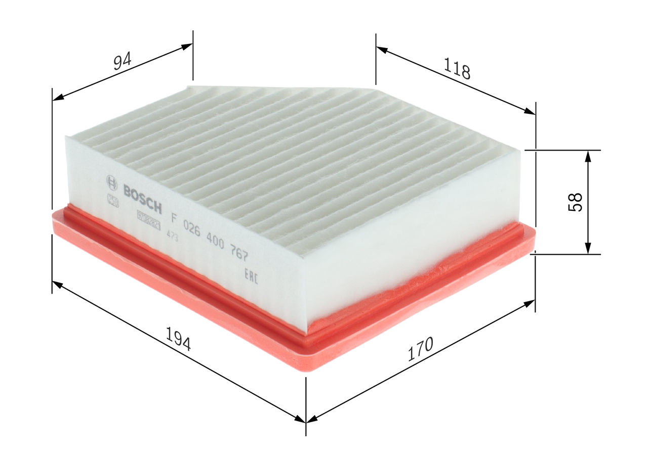 FILTRO ARIA  AUTO IIIAUSTRAL 1.3D-GIT 2021