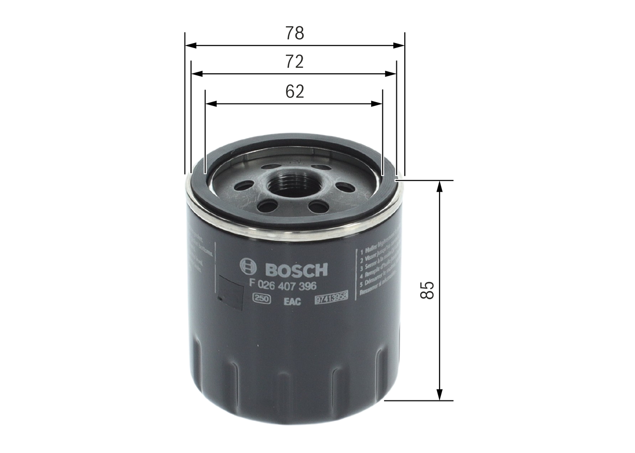 BOSCH F. OLIO PEUGEOT 308 2.0 BLUEHDI -21