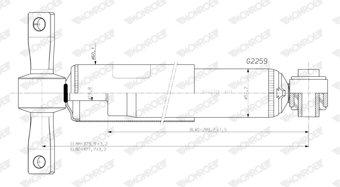 Ammortizzatore MONROE G2259