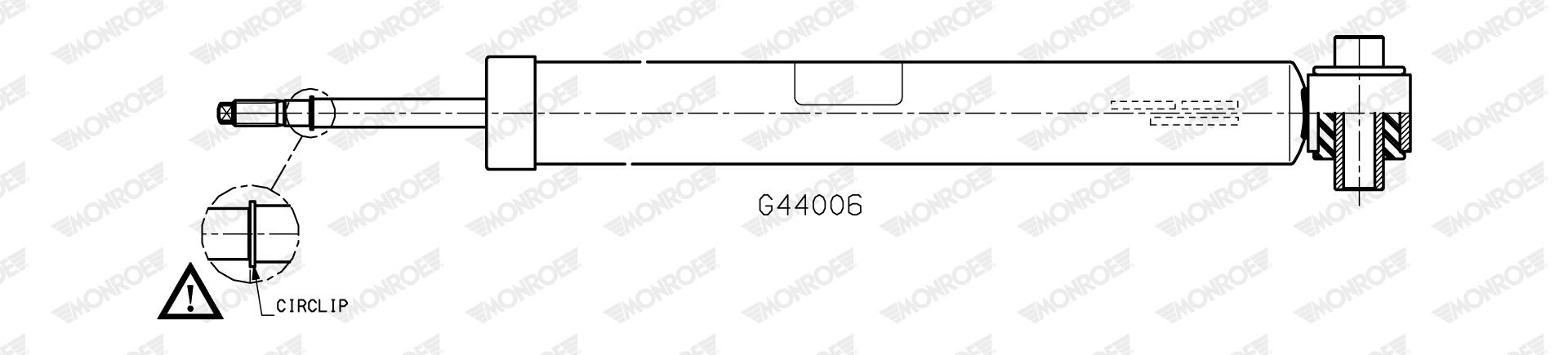 Ammortizzatore MONROE G44006