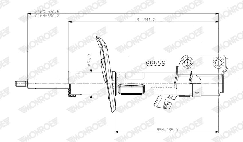 Ammortizzatore MONROE G8659