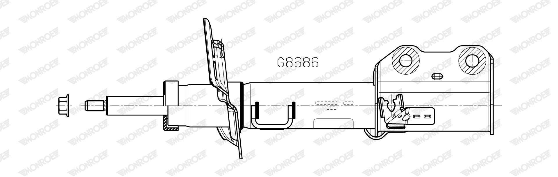 Ammortizzatore MONROE G8686
