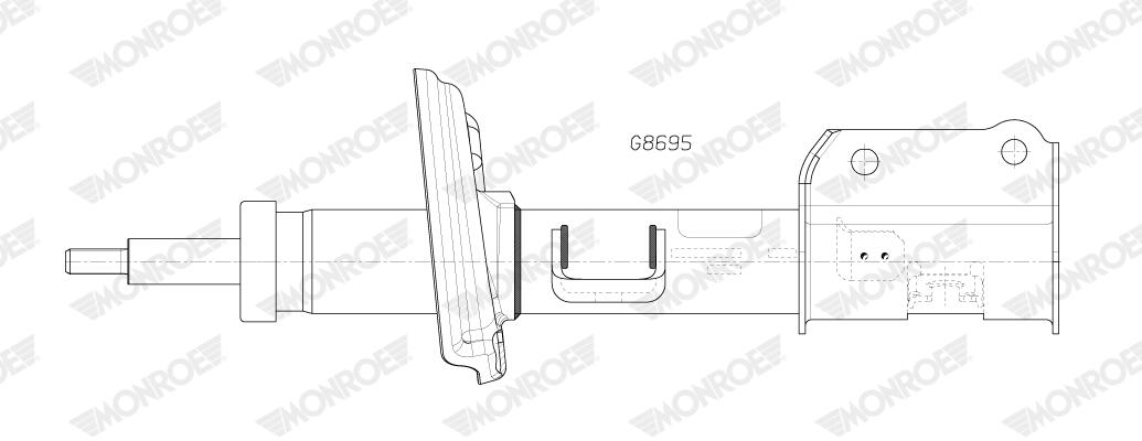 Ammortizzatore MONROE G8695
