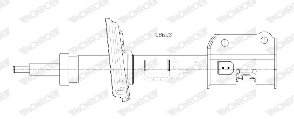 Ammortizzatore MONROE G8696