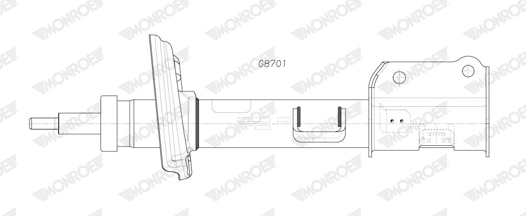 Ammortizzatore MONROE G8701