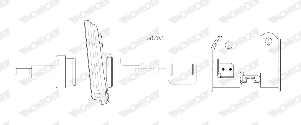 Ammortizzatore MONROE G8702