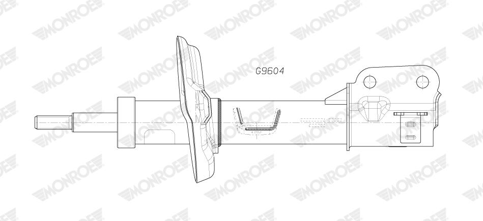 Ammortizzatore MONROE G9604