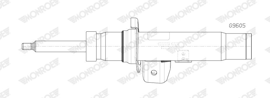 Ammortizzatore MONROE G9605