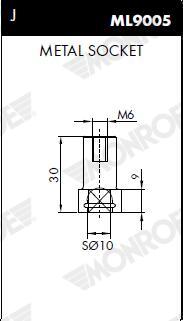 Ammortizzatore pneumatico, cofano bagagli /vano carico MONROE ML5652