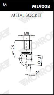 Ammortizzatore pneumatico, cofano bagagli /vano carico MONROE ML5685