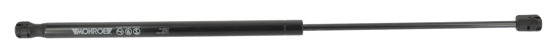 Ammortizzatore pneumatico, cofano bagagli /vano carico MONROE ML6567