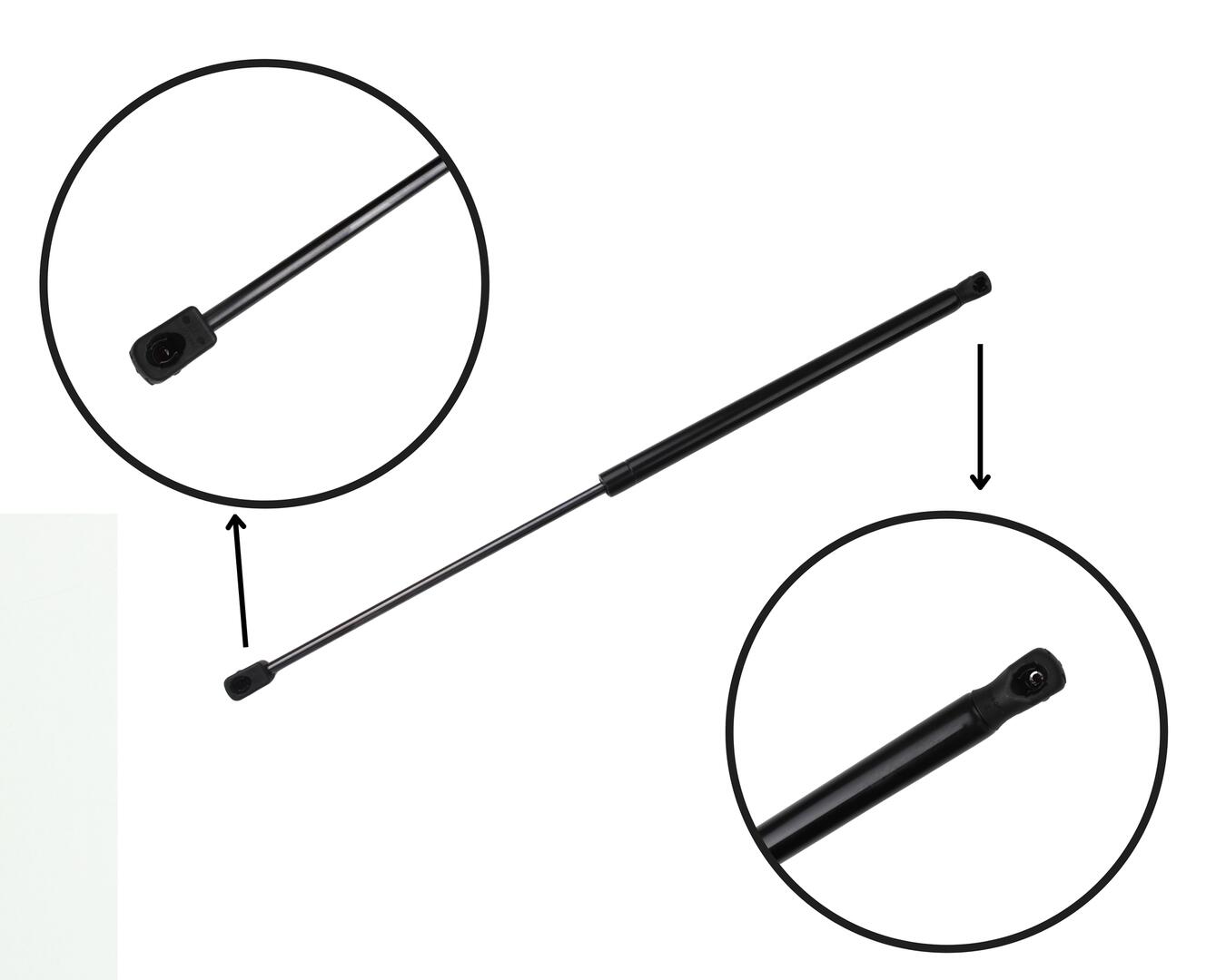 Ammortizzatore pneumatico, cofano bagagli /vano carico MONROE ML6615