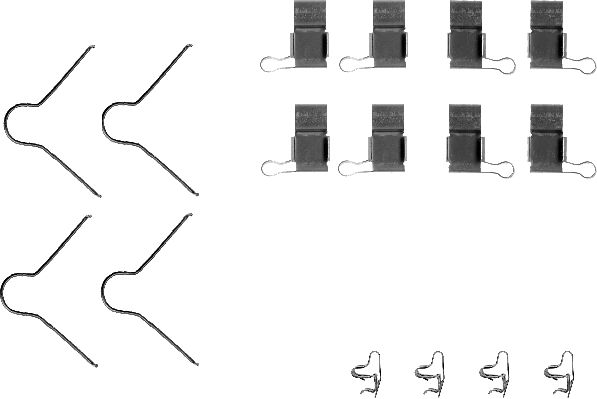 KIT ACCESSORI, PASTIGLIA FRENO