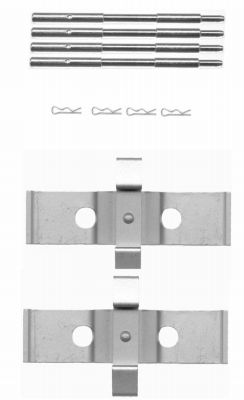 KIT ACCESSORI, PASTIGLIA FRENO