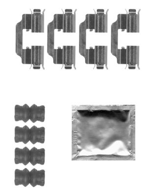 KIT ACCESSORI, PASTIGLIA FRENO