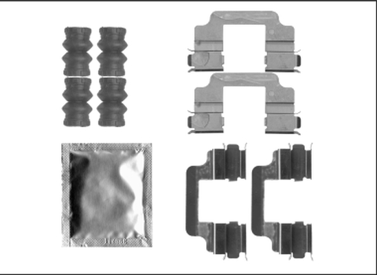 KIT ACCESSORI, PASTIGLIA FRENO