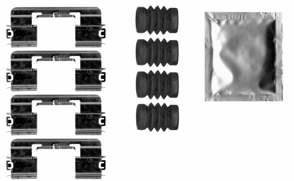 KIT ACCESSORI, PASTIGLIA FRENO