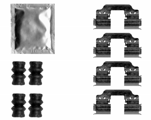 KIT ACCESSORI, PASTIGLIA FRENO