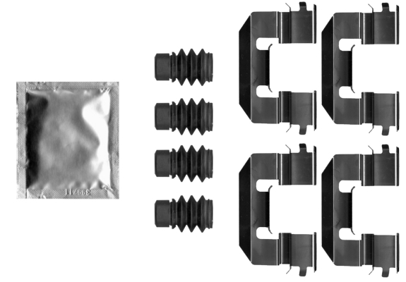 KIT ACCESSORI, PASTIGLIA FRENO