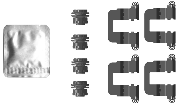 KIT ACCESSORI, PASTIGLIA FRENO