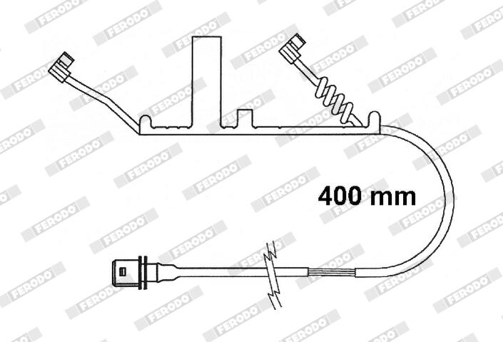 Contatto segnalazione, usura past. freno/mat. d'attrito FERODO FAI165