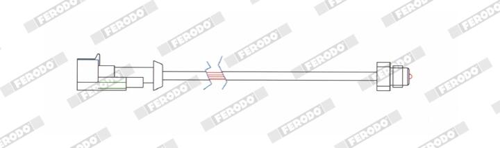 Contatto segnalazione, usura past. freno/mat. d'attrito FERODO FAI207