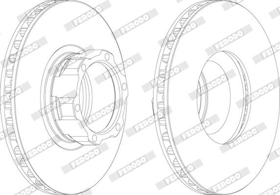 Disco freno FERODO FCR119A