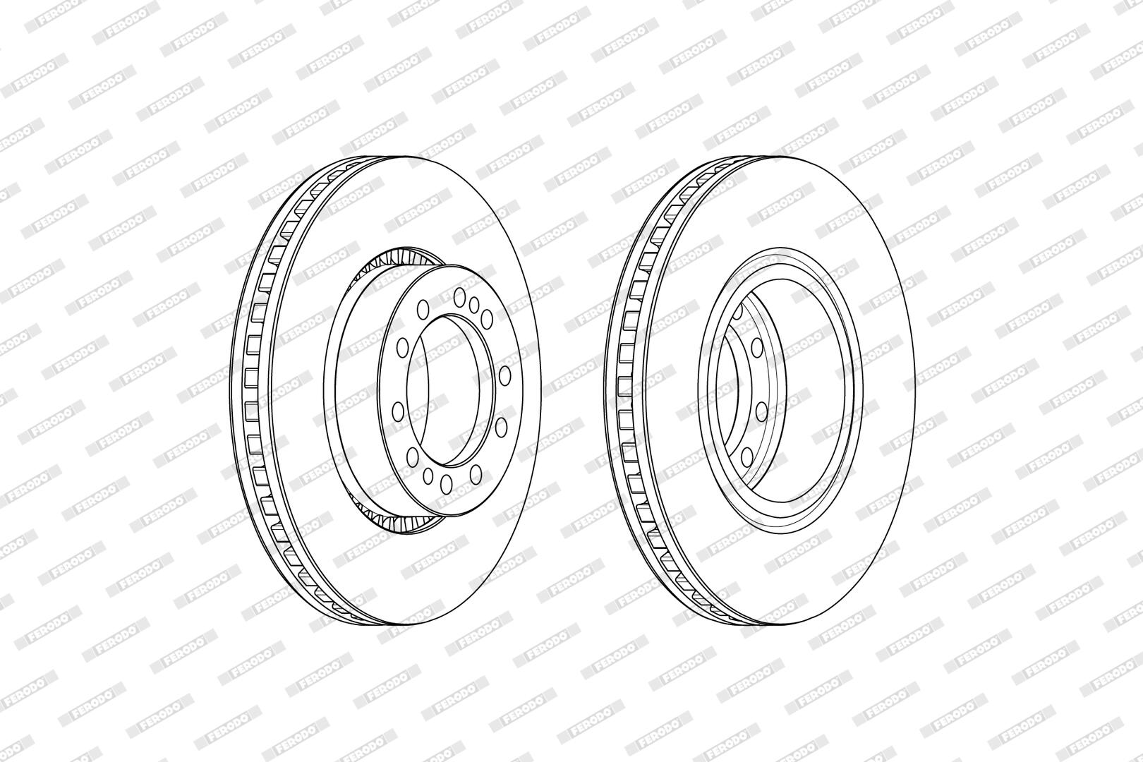 Disco freno FERODO FCR374A