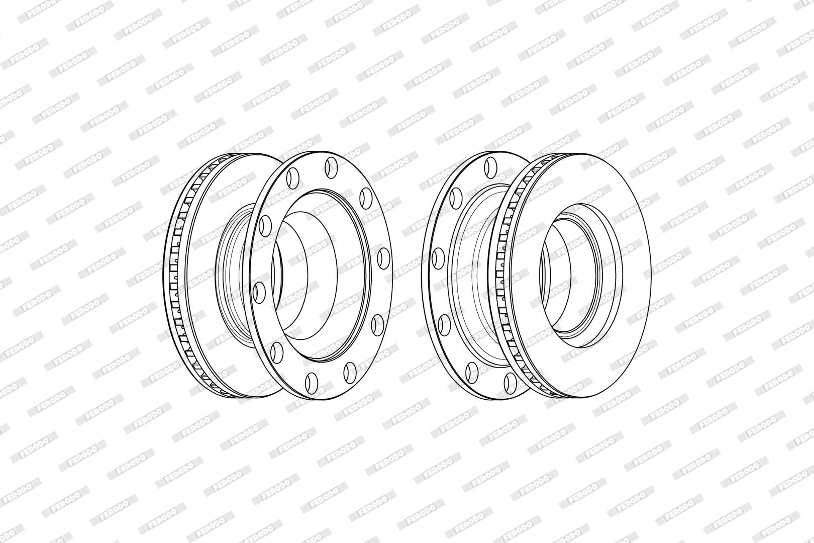 Disco freno FERODO FCR378A