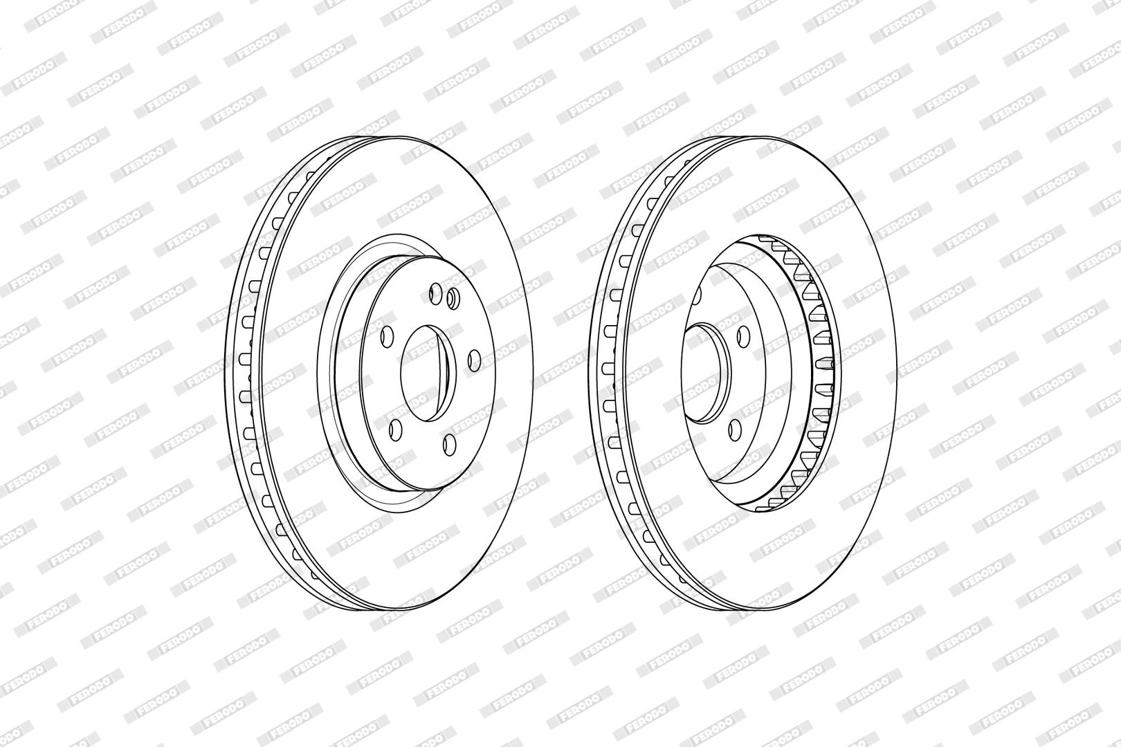 Disco freno FERODO FCR379A