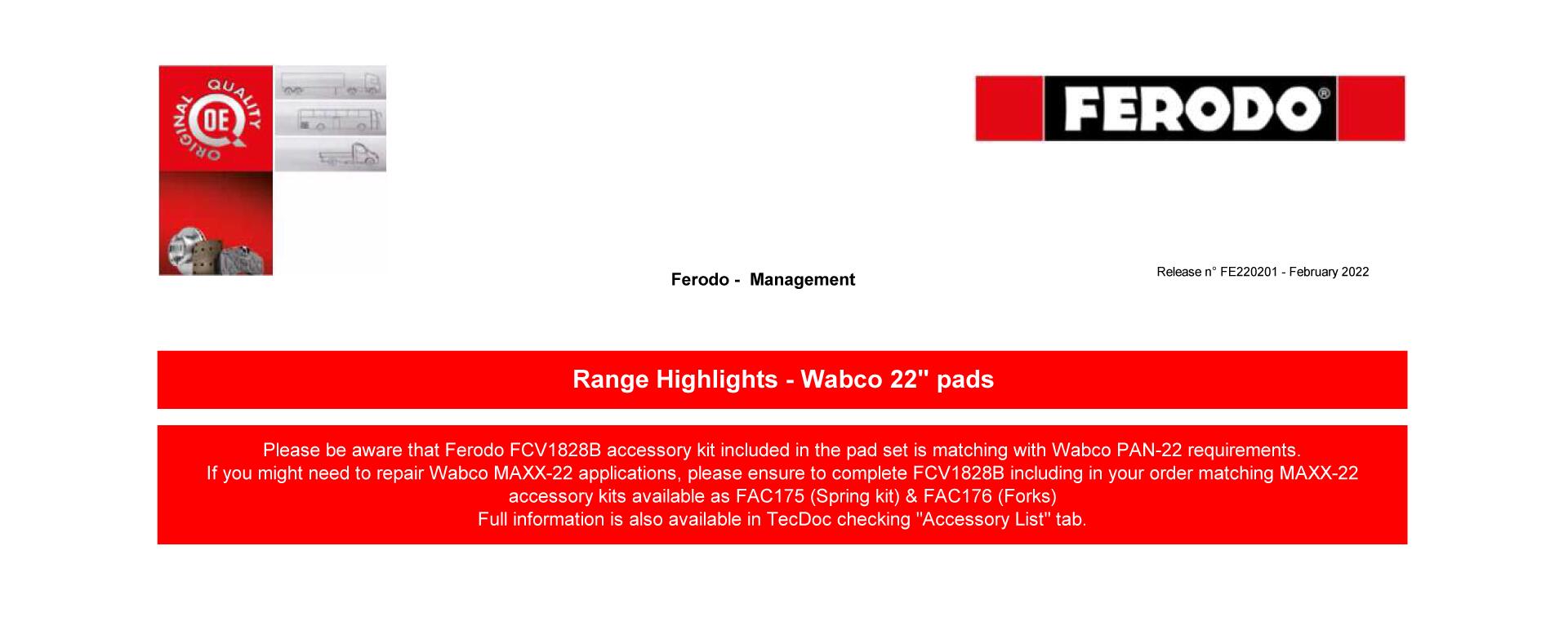 Pastiglie freno FERODO FCV1828B