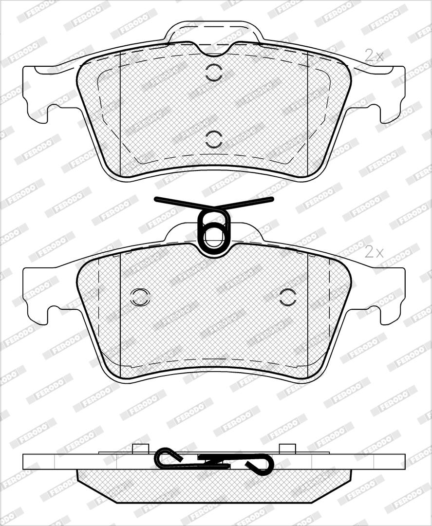 Pastiglie freno FERODO FDB5388