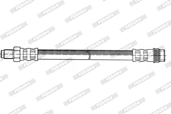 Flessibile del freno FERODO FHY2087
