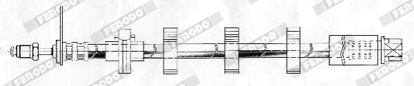 Flessibile del freno FERODO FHY2197
