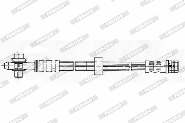 Flessibile del freno FERODO FHY2223